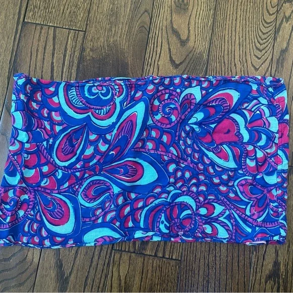 Lilly Pulitzer Colorful Abstract Pattern Scarf - Picture 2 of 3